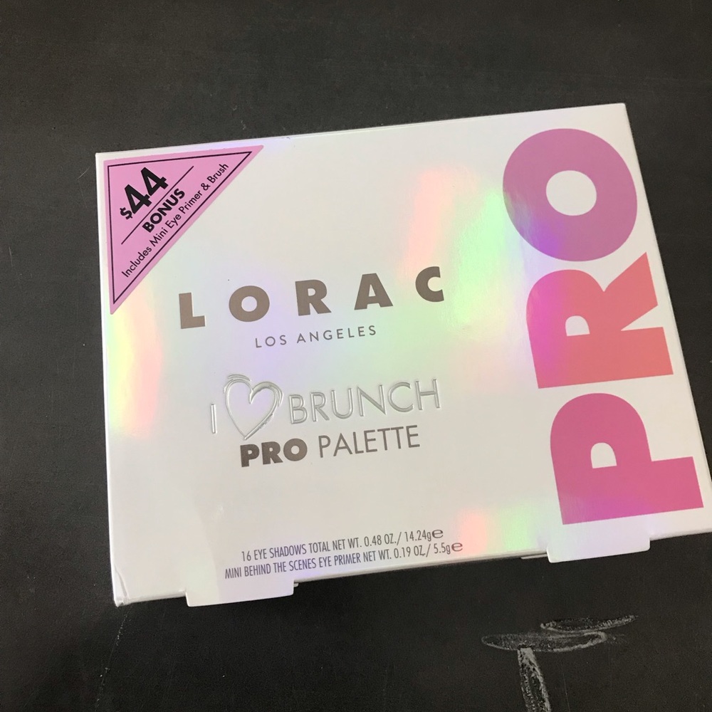 LORAC I love brunch Pro Palette NWT